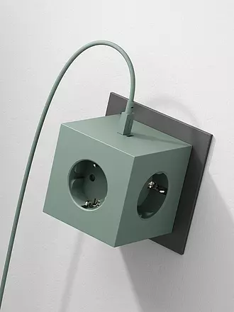 AVOLT | Multipresa Square 2 F Oak Green | grün